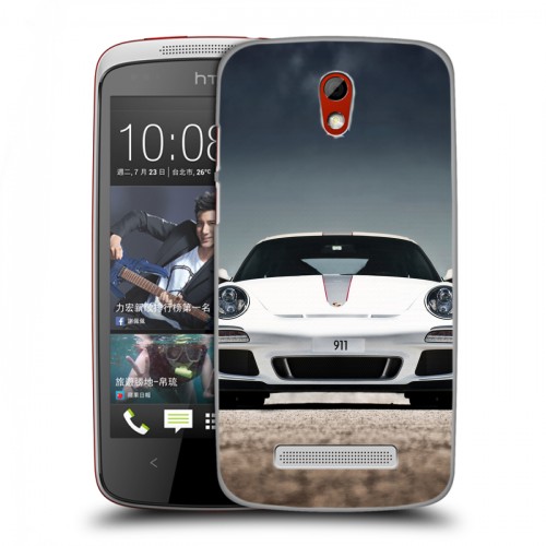 Дизайнерский пластиковый чехол для HTC Desire 500 Porsche