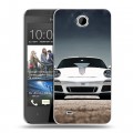 Дизайнерский пластиковый чехол для HTC Desire 300 Porsche