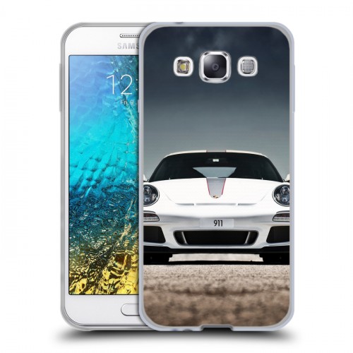 Дизайнерский пластиковый чехол для Samsung Galaxy E5 Porsche