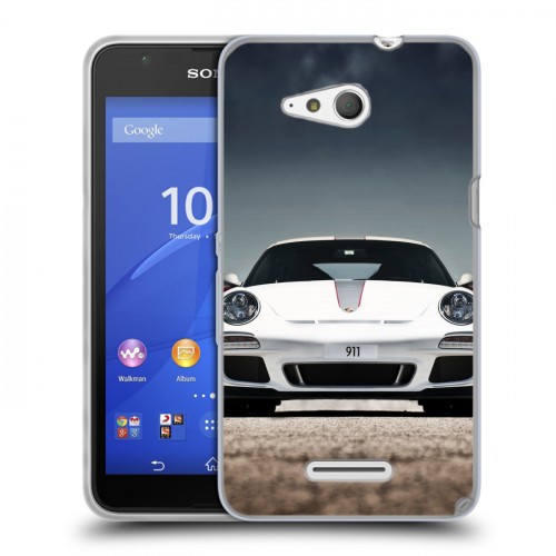 Дизайнерский пластиковый чехол для Sony Xperia E4g Porsche