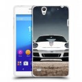 Дизайнерский пластиковый чехол для Sony Xperia C4 Porsche