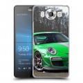 Дизайнерский пластиковый чехол для Microsoft Lumia 950 Porsche