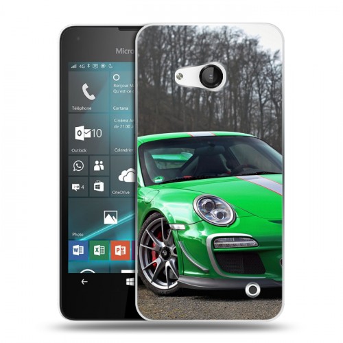 Дизайнерский пластиковый чехол для Microsoft Lumia 550 Porsche