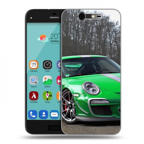 Дизайнерский силиконовый чехол для ZTE Blade S7 Porsche