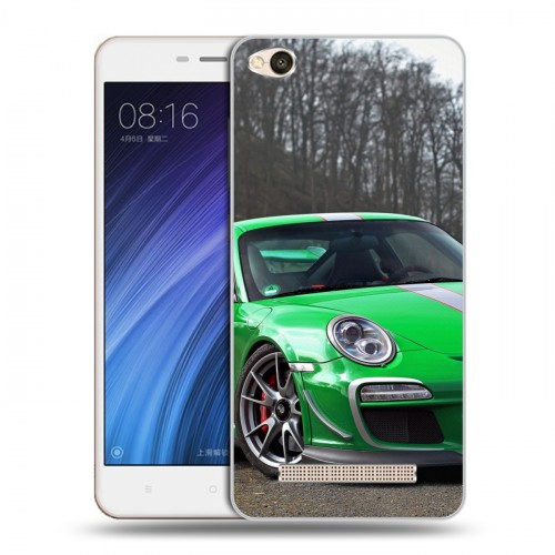 Дизайнерский силиконовый чехол для Xiaomi RedMi 4A Porsche