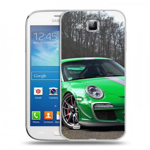 Дизайнерский пластиковый чехол для Samsung Galaxy Premier Porsche