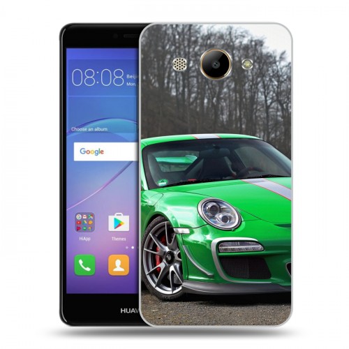 Дизайнерский пластиковый чехол для Huawei Y3 (2017) Porsche