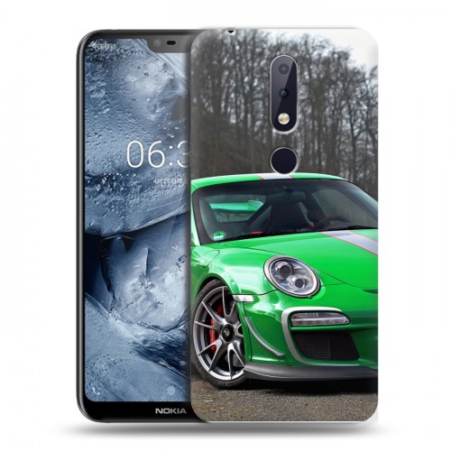 Дизайнерский пластиковый чехол для Nokia 6.1 Plus Porsche