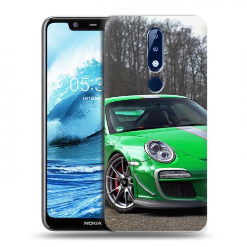 Дизайнерский силиконовый чехол для Nokia 5.1 Plus Porsche