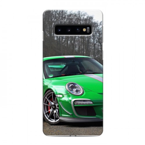 Дизайнерский силиконовый чехол для Samsung Galaxy S10 Porsche