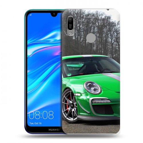 Дизайнерский пластиковый чехол для Huawei Y6 (2019) Porsche