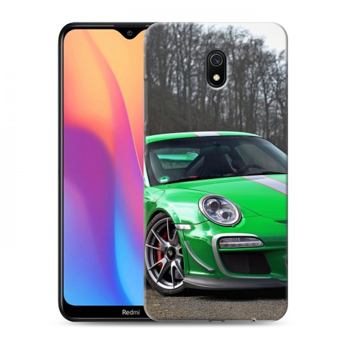 Дизайнерский силиконовый с усиленными углами чехол для Xiaomi RedMi 8A Porsche