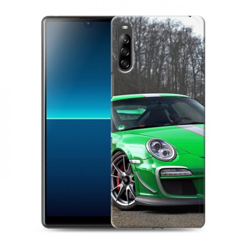 Дизайнерский силиконовый с усиленными углами чехол для Sony Xperia L4 Porsche