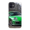 Дизайнерский силиконовый чехол для Iphone 12 Porsche