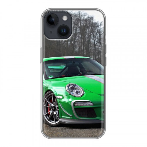 Дизайнерский пластиковый чехол для Iphone 14 Porsche