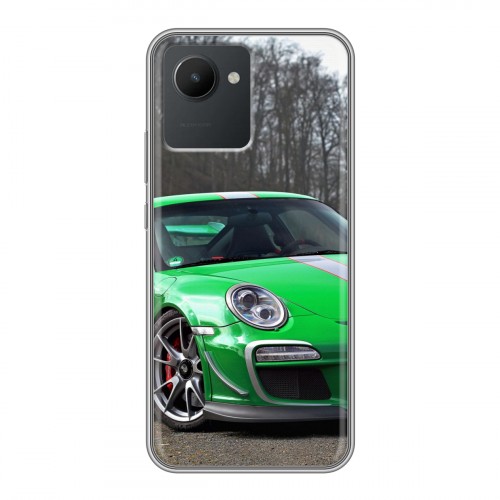 Дизайнерский силиконовый чехол для Realme C30 Porsche