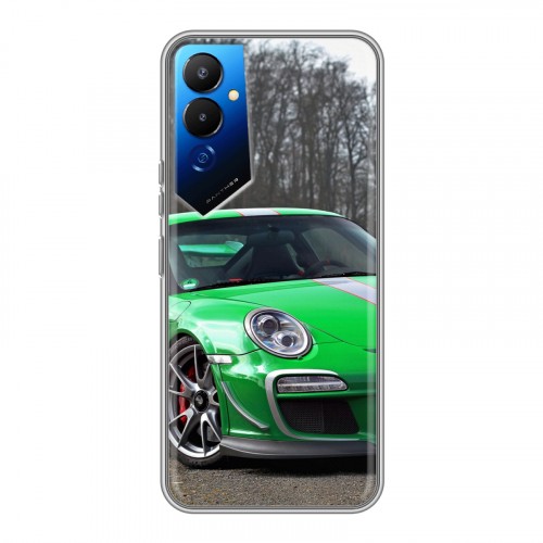 Дизайнерский силиконовый чехол для Tecno Pova 4 Porsche