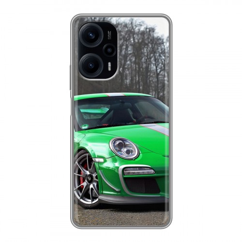 Дизайнерский силиконовый чехол для XIaomi Poco F5 Porsche