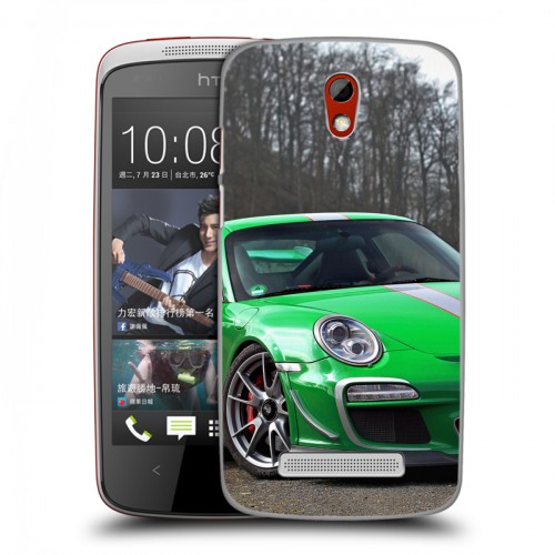 Дизайнерский пластиковый чехол для HTC Desire 500 Porsche