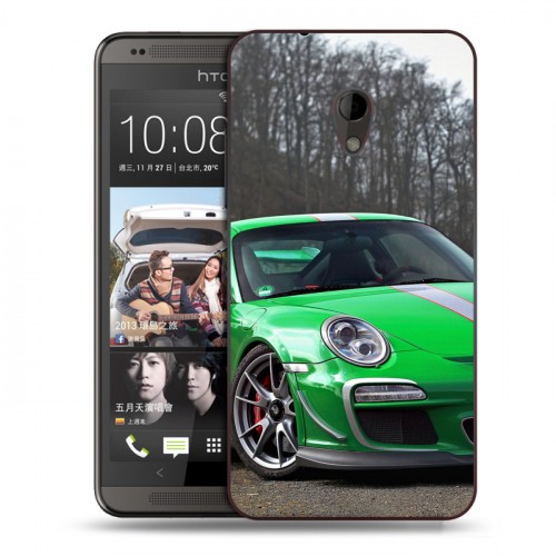 Дизайнерский пластиковый чехол для HTC Desire 700 Porsche