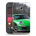 Дизайнерский пластиковый чехол для HTC Desire 200 Porsche