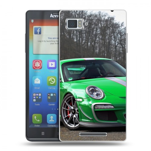 Дизайнерский пластиковый чехол для Lenovo Vibe Z Porsche