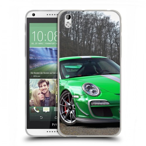 Дизайнерский пластиковый чехол для HTC Desire 816 Porsche