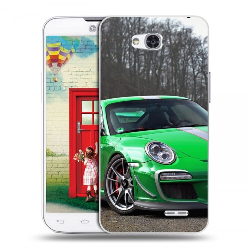 Дизайнерский пластиковый чехол для LG L80 Porsche