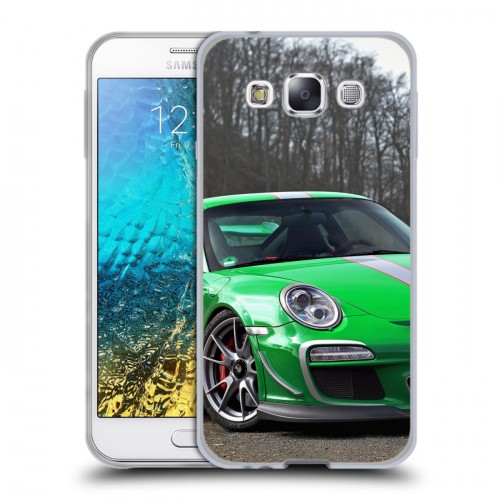 Дизайнерский пластиковый чехол для Samsung Galaxy E5 Porsche