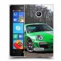 Дизайнерский пластиковый чехол для Microsoft Lumia 435 Porsche