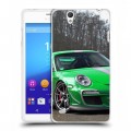 Дизайнерский пластиковый чехол для Sony Xperia C4 Porsche