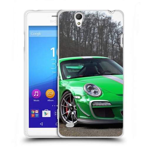 Дизайнерский пластиковый чехол для Sony Xperia C4 Porsche