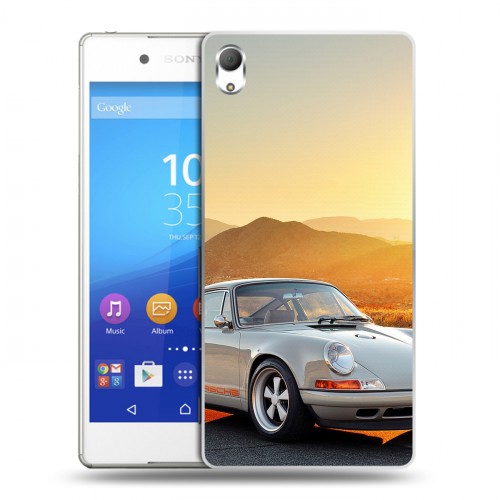 Дизайнерский пластиковый чехол для Sony Xperia Z3+ Porsche