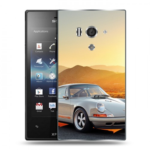 Дизайнерский пластиковый чехол для Sony Xperia acro S Porsche