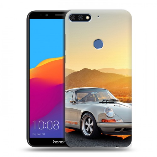 Дизайнерский пластиковый чехол для Huawei Honor 7C Pro Porsche