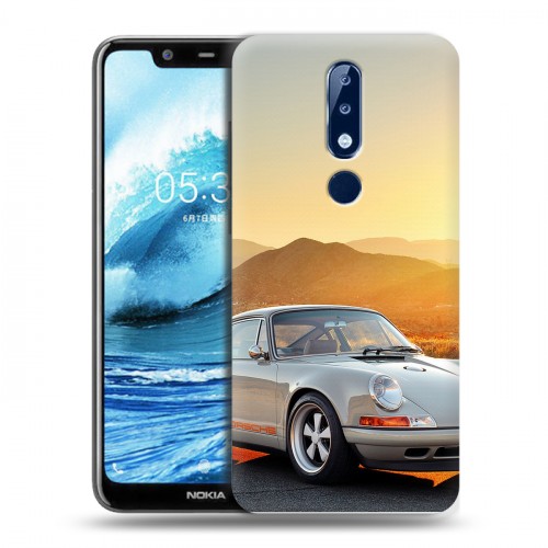 Дизайнерский пластиковый чехол для Nokia 5.1 Plus Porsche