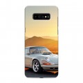 Дизайнерский пластиковый чехол для Samsung Galaxy S10 Plus Porsche