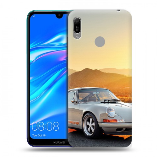 Дизайнерский пластиковый чехол для Huawei Y6 (2019) Porsche