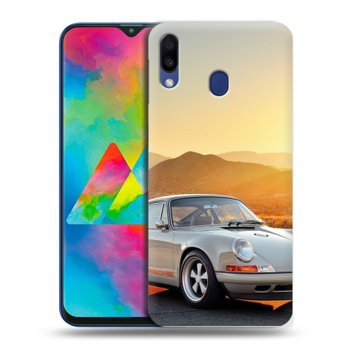 Дизайнерский пластиковый чехол для Samsung Galaxy M20 Porsche