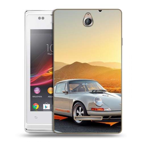 Дизайнерский пластиковый чехол для Sony Xperia E Porsche