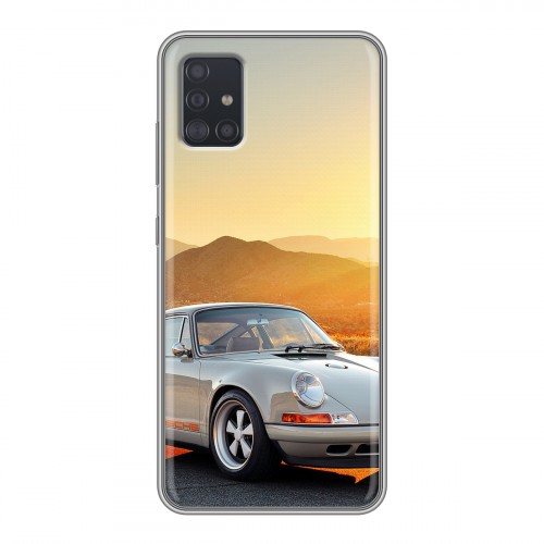 Дизайнерский силиконовый чехол для Samsung Galaxy A51 Porsche