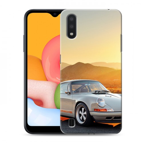 Дизайнерский силиконовый чехол для Samsung Galaxy M01 Porsche