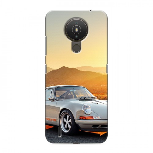 Дизайнерский силиконовый с усиленными углами чехол для Nokia 1.4 Porsche