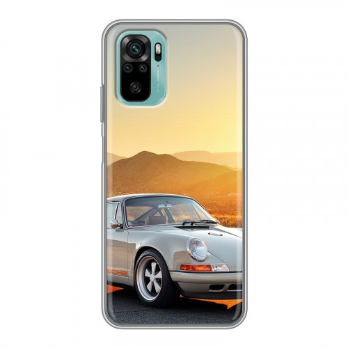 Дизайнерский силиконовый чехол для Xiaomi RedMi Note 10 Porsche