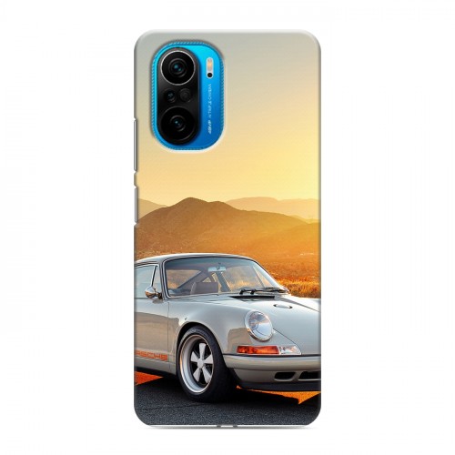 Дизайнерский силиконовый чехол для Xiaomi Poco F3 Porsche