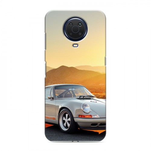 Дизайнерский силиконовый с усиленными углами чехол для Nokia G20 Porsche