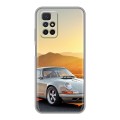 Дизайнерский силиконовый с усиленными углами чехол для Xiaomi Redmi 10 Porsche