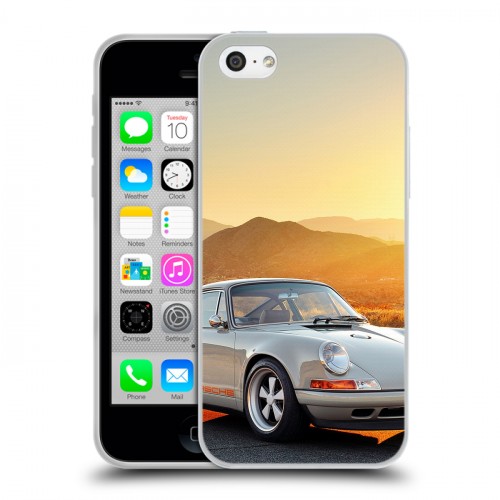 Дизайнерский пластиковый чехол для Iphone 5c Porsche