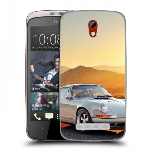 Дизайнерский пластиковый чехол для HTC Desire 500 Porsche