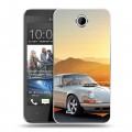 Дизайнерский пластиковый чехол для HTC Desire 300 Porsche